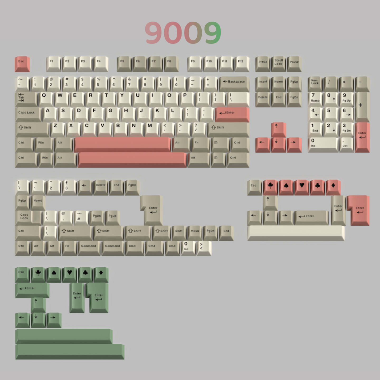 原厂9009配色双色注塑180键大全套ABS材质机械磁轴键帽客制化键帽,电脑硬件/显示器/电脑周边,键帽,淘宝优惠券,粉丝福利购,淘宝优惠卷