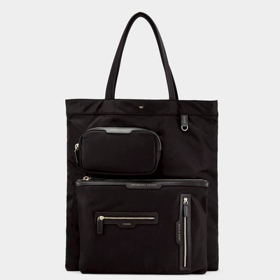 ANYA安雅托特包单肩手提包尼龙青年休闲敞口时尚潮流女电脑包