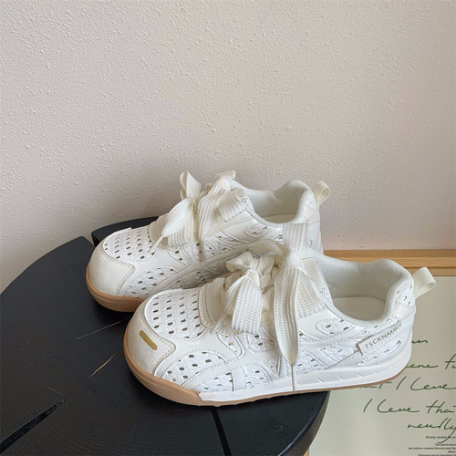 时尚简约镂空洞洞透气休闲鞋