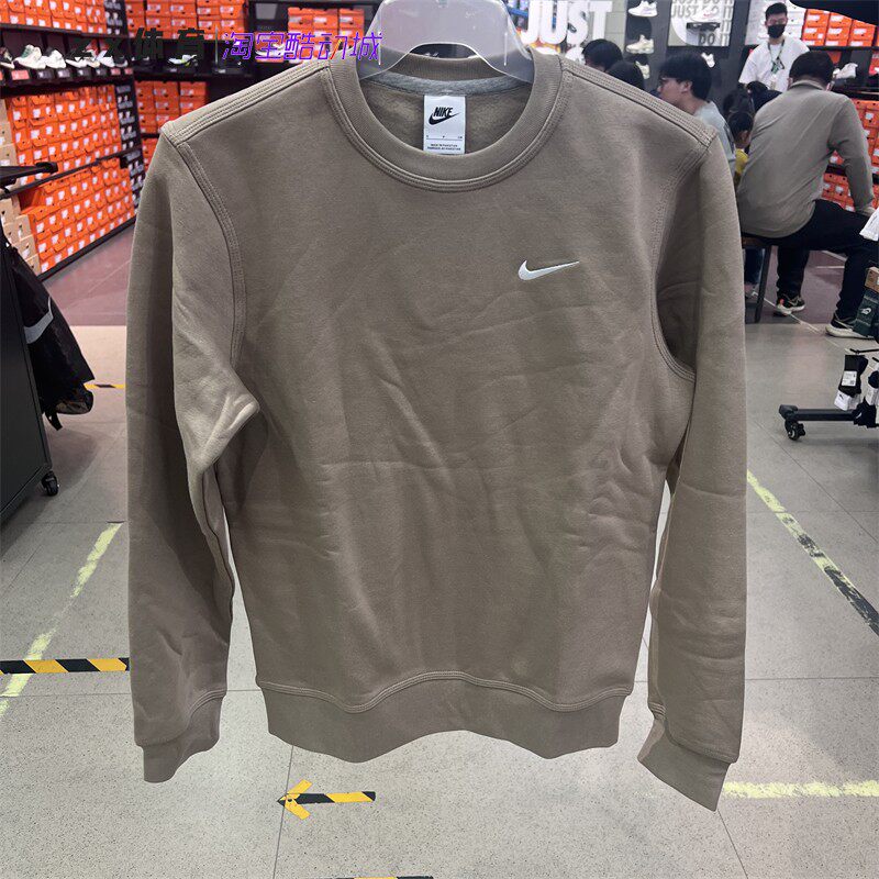 耐克Nike 男子运动休闲加绒保暖套头衫卫衣623459-133-247