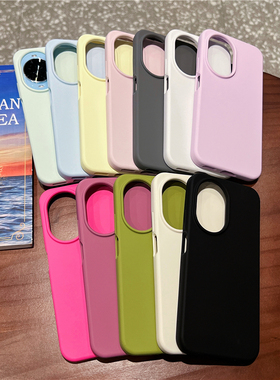 适用于华为nova14/14pro液态硅胶nova13/13pro/12防摔简约手机壳