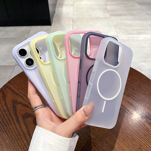 【冰透】适用于iphone16/15pro磁吸液态硅胶防摔14手机壳17promax