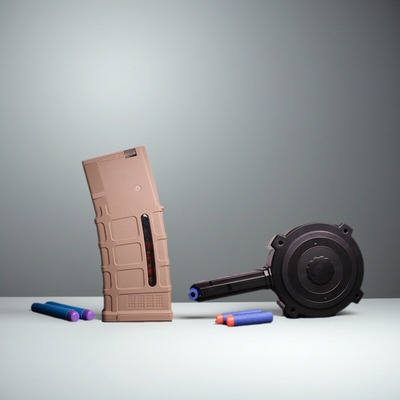 精击PDX弹夹金属短夹通用弹鼓