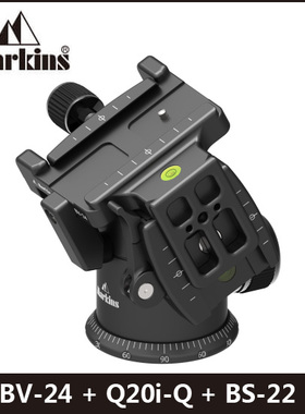 韩国Markins脚印 Q20i-Q扳扣云台+拍鸟支架BV24+支撑BS22套装打鸟