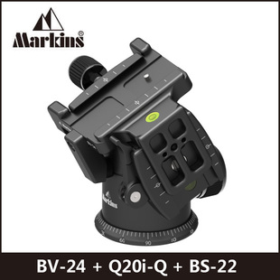 支撑BS22套装 韩国Markins脚印 拍鸟支架BV24 Q扳扣云台 打鸟 Q20i