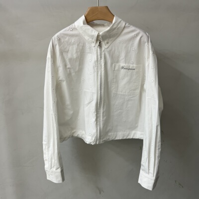 欧洲站2026春季新款欧货女装时时尚通勤镂空拉链休闲上衣夹克外套