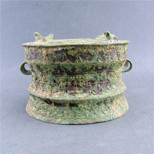 仿古青铜器广西铜鼓家居摆件公司大厅装饰影视道具别墅办公室装修