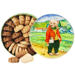 香港珍妮曲奇聪明小熊饼干四味