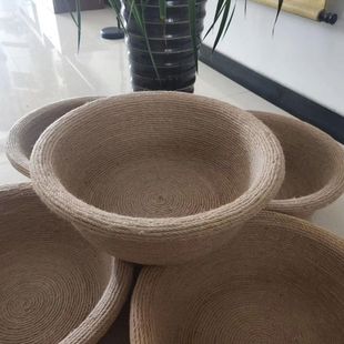 猫抓板碗型剑麻猫窝特大号猫抓盆磨爪器耐磨猫玩具猫咪用品