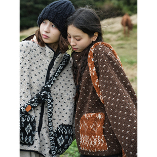 【现货】Botanique植物学 游牧少女 撞色设计可脱卸帽摇粒绒外套