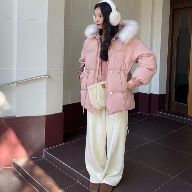 【现货】Botanique植物学 first love狐狸毛90白鸭绒小雪人羽绒服