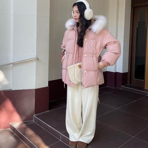 【现货】Botanique植物学 first love狐狸毛90白鸭绒小雪人羽绒服