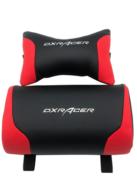 DXRACER迪锐克斯电竞椅头枕腰靠枕雷蛇绿色头枕座椅PU头枕靠枕