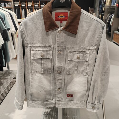 Dickies26秋冬新款工装夹克男灯芯绒领外套   D164MWT40