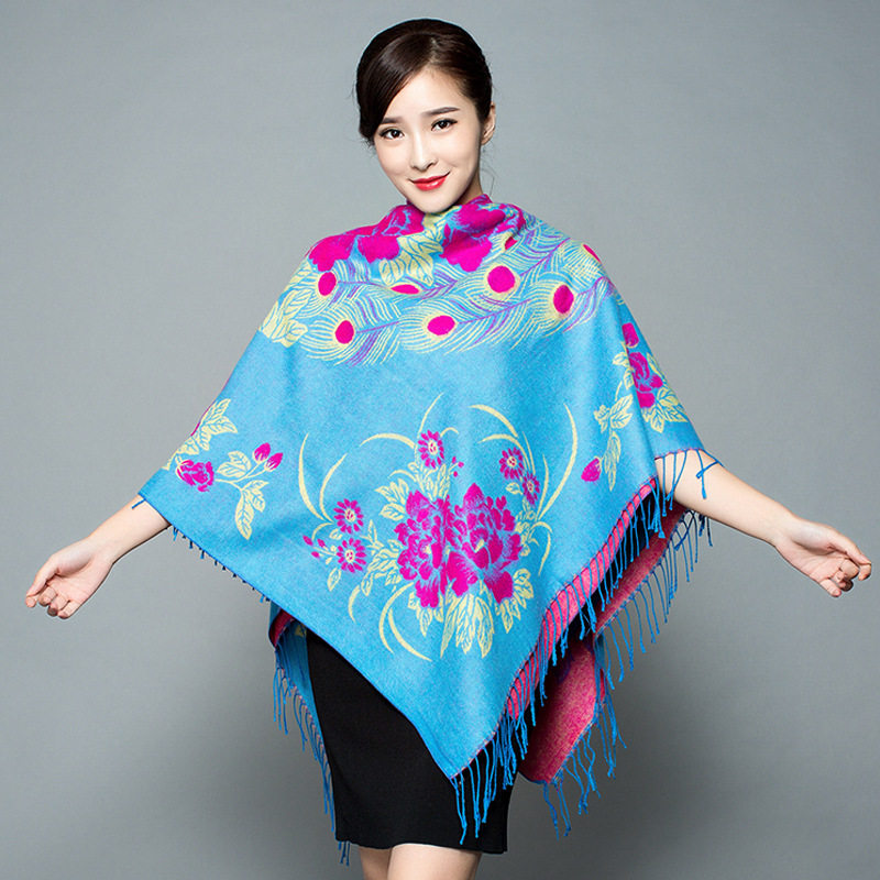 新品超大围巾女春夏季空调方巾两用秋冬办公双面加厚保暖特大披肩