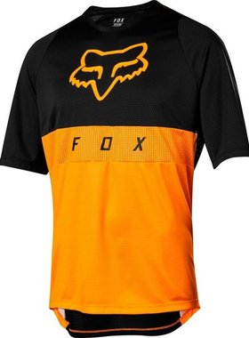 FOX速降服户外透气速干骑行服短袖T恤男夏季山地自行车赛车服定制
