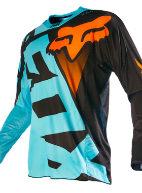 狐狸头FOX速降服山地自行车骑行服上衣男长袖越野赛车服速干T恤