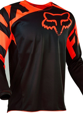 山地自行车长袖速降服FOX摩托车骑行速降服透气速干骑行上衣