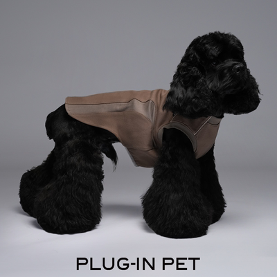 PLUG-IN PET立领裁片打底卫衣 petisan