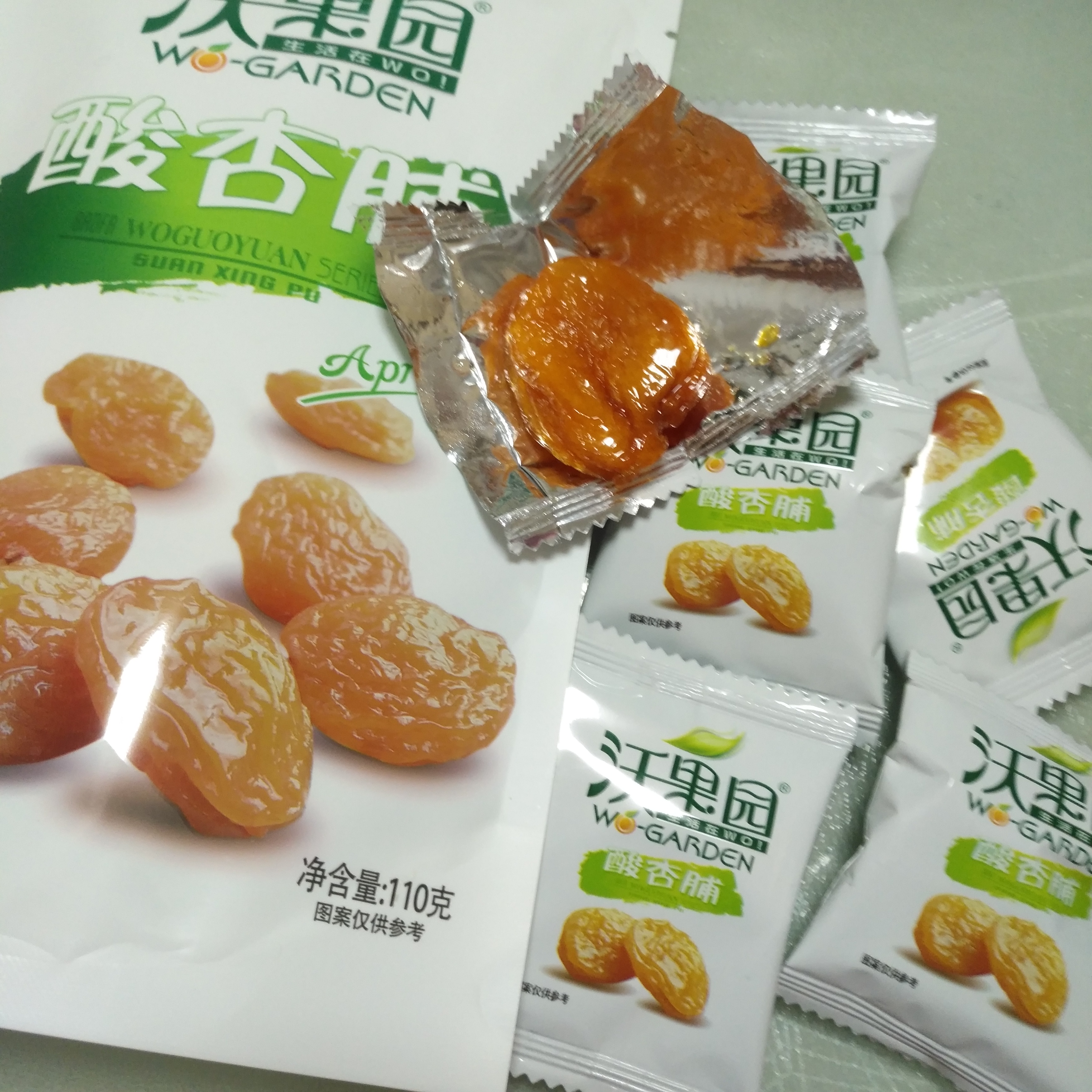 沃果园酸杏脯蜜饯水果干果脯杏干杏肉无核组合袋装休闲零食酸甜味