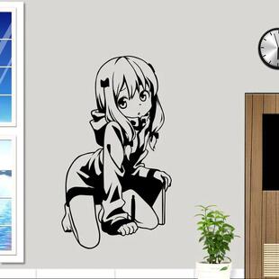 埃罗芒阿情色漫画老师墙贴和泉纱雾动漫游戏周边纸卧室客厅痛车贴