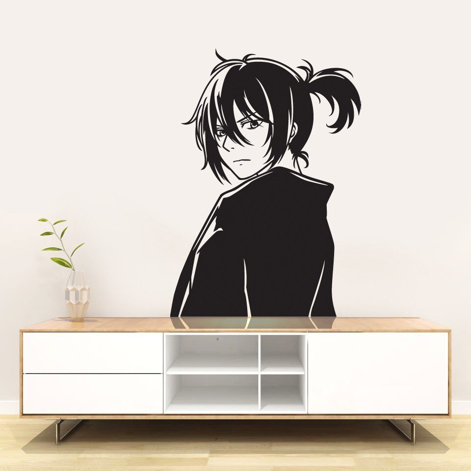 夜斗野良神墙贴纸日式动漫卡通贴纸二元次卧室宿舍书房装饰贴纸