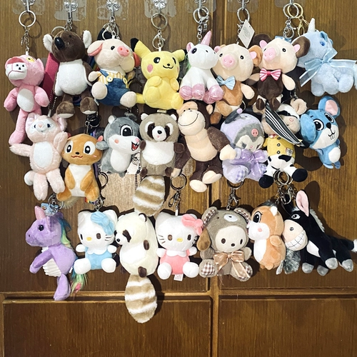 Плюшевая подвеска, кукла, брелок, игрушка, 4 дюймов, 10см