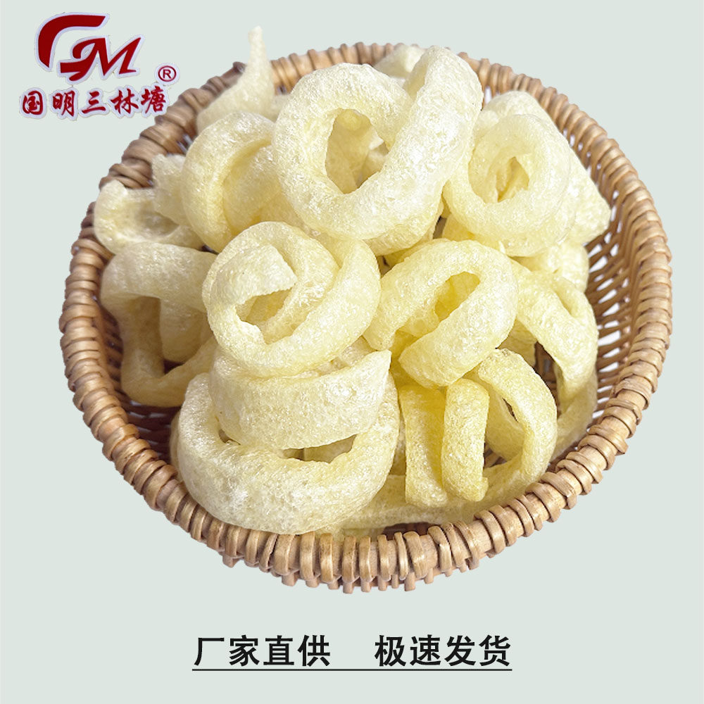 上海国明三林塘油发肉皮200g袋装包邮家常菜火锅麻辣烫冒菜包邮