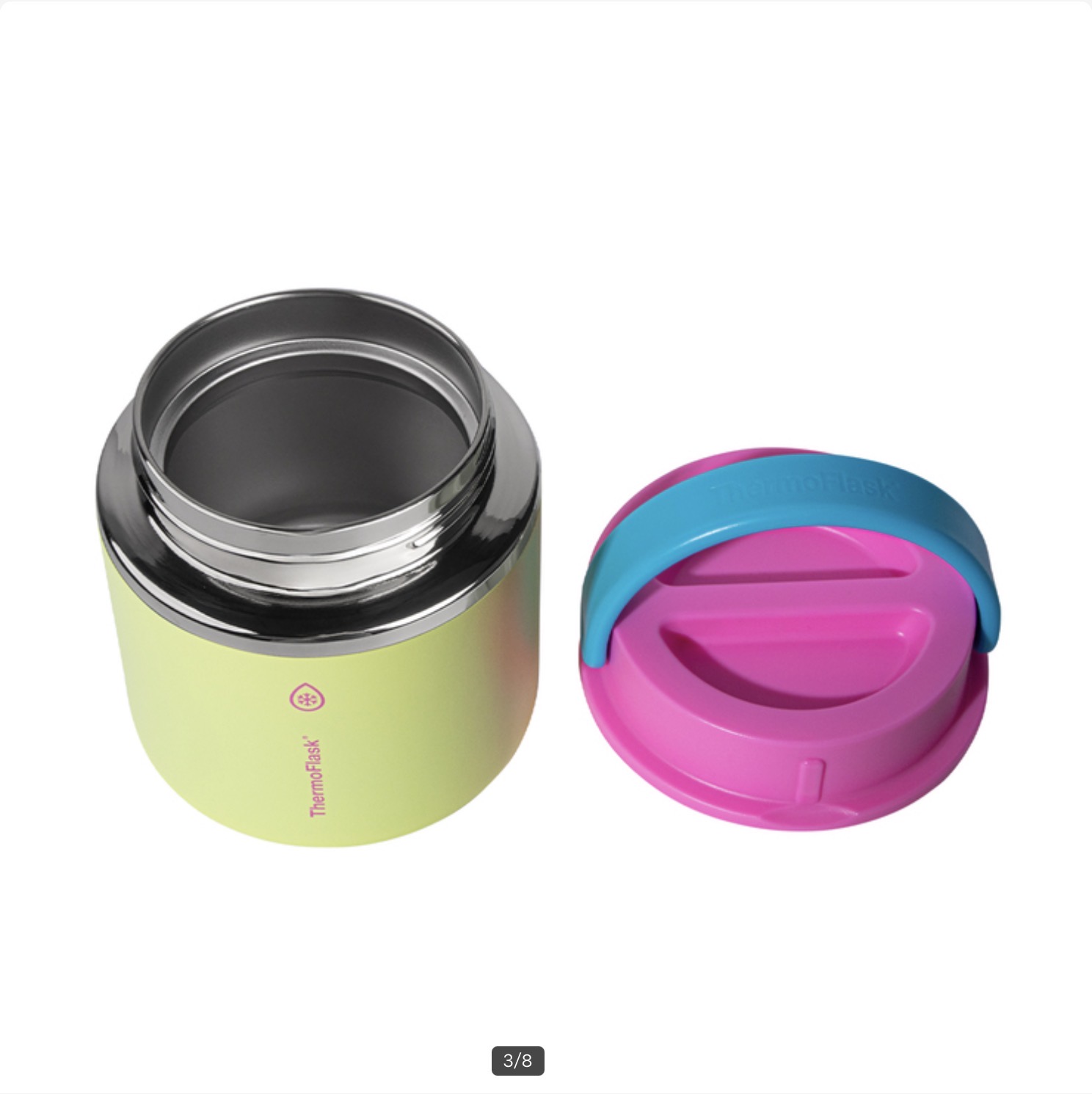 ThermoFlash不锈钢保温饭盒2个装