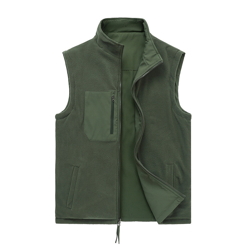 户外登山马甲双面可穿多口袋摄影钓鱼马甲工装马甲男士