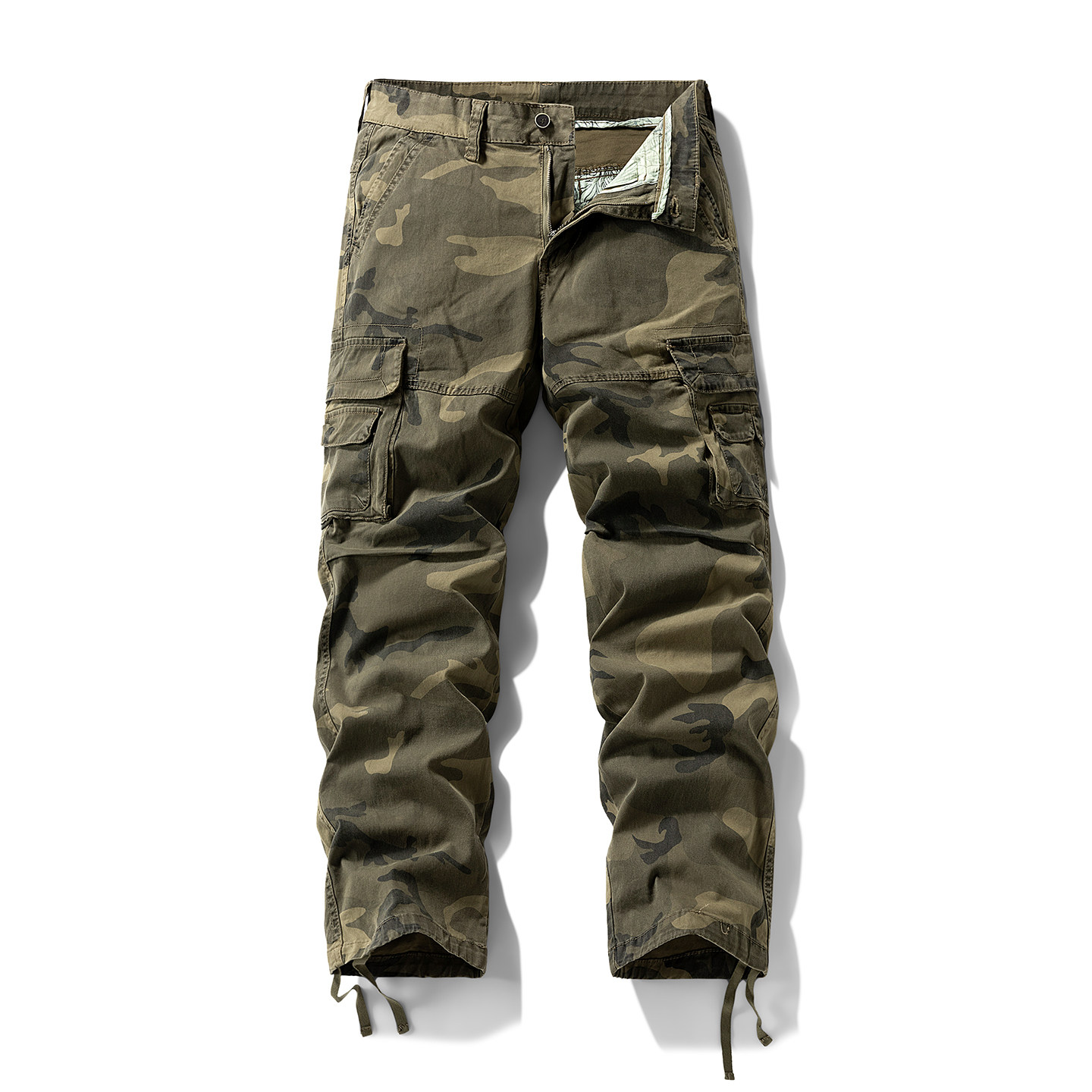 重磅工装裤男长裤多口袋迷彩裤直筒宽松休闲户外大码美式军旅长裤,男装,休闲裤,淘宝优惠券,粉丝福利购,淘宝优惠卷