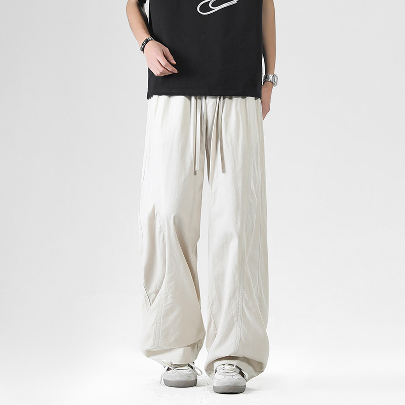 【控价89】天丝棉休闲裤男美式潮牌宽松户外机能裤四季潮流复古工,男装,休闲裤,淘宝优惠券,粉丝福利购,淘宝优惠卷