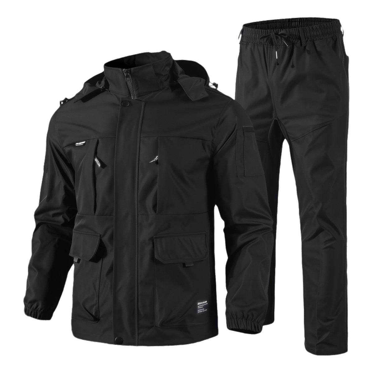 跨境冲锋衣套装三防外套可拆卸衣帽大码时尚百搭上衣裤子,男装,休闲运动套装,淘宝优惠券,粉丝福利购,淘宝优惠卷