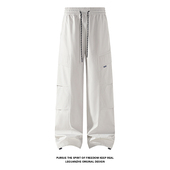 春季 HK26233 新款 打褶防水冲锋裤 2026 5XL 白底美式 特P21