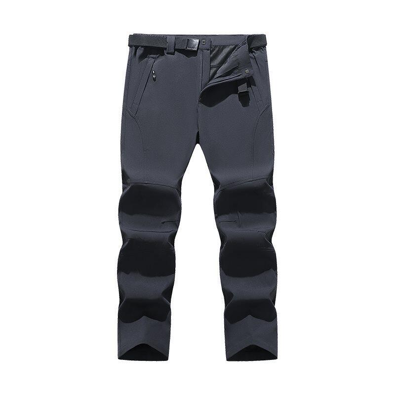 户外冲锋裤男旅游防风防水耐磨徒步登山裤春秋季薄款宽松透气长裤