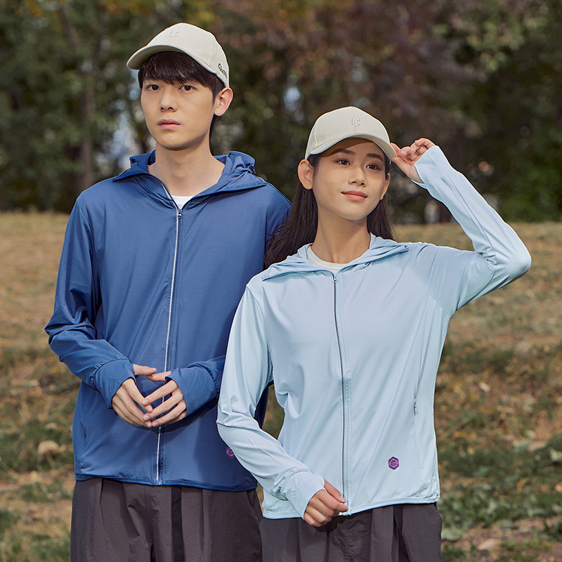 2025夏季轻薄防晒服加宽帽檐皮肤衣男女同款外套紫外线大码防晒衣