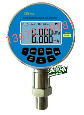 带哈特协议Hrt新款精密数字压力表C3型零5级1MPA水电工程厂家包邮