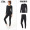 Two piece set - plush pants+plush long sleeves black