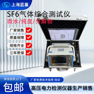 SF6气体纯度分析仪六氟化硫微水露点纯度分解物分析仪综合测试仪