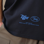 复古夏季 Battles餐盒短袖 T恤300g重磅纯棉美式 宽松休闲圆领