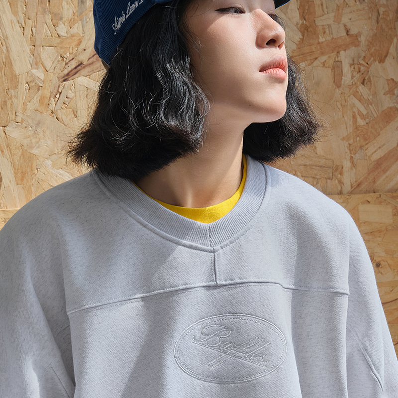 Battles90S拼接冰球服卫衣