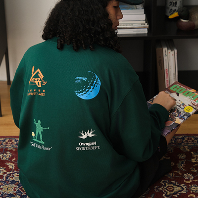 Battles高尔夫彩标口袋长袖