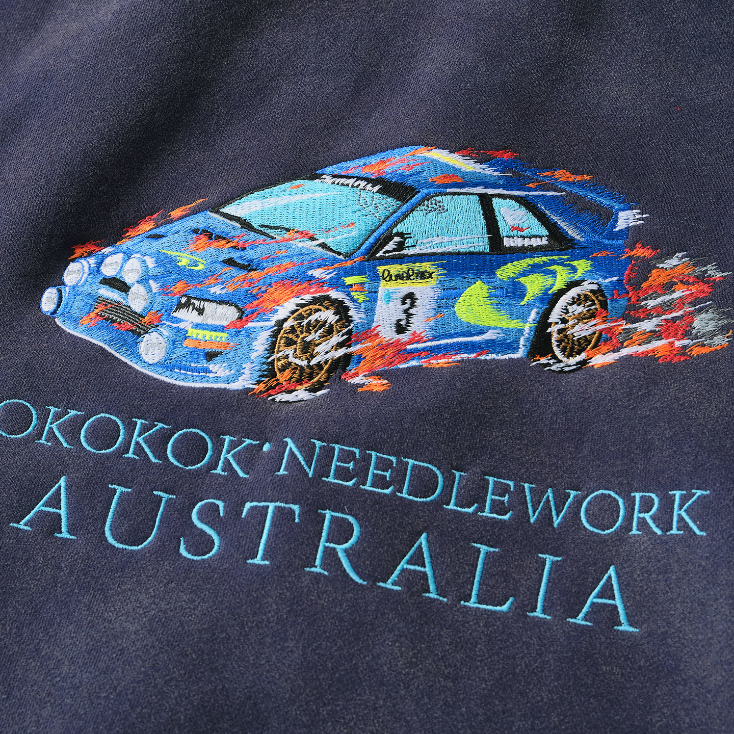 Battles很嗨OK汽车刺绣洗水卫衣