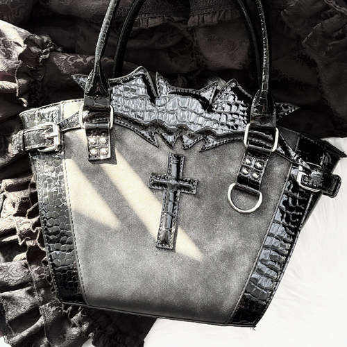 哥特暗黑单品手提包斜挎包