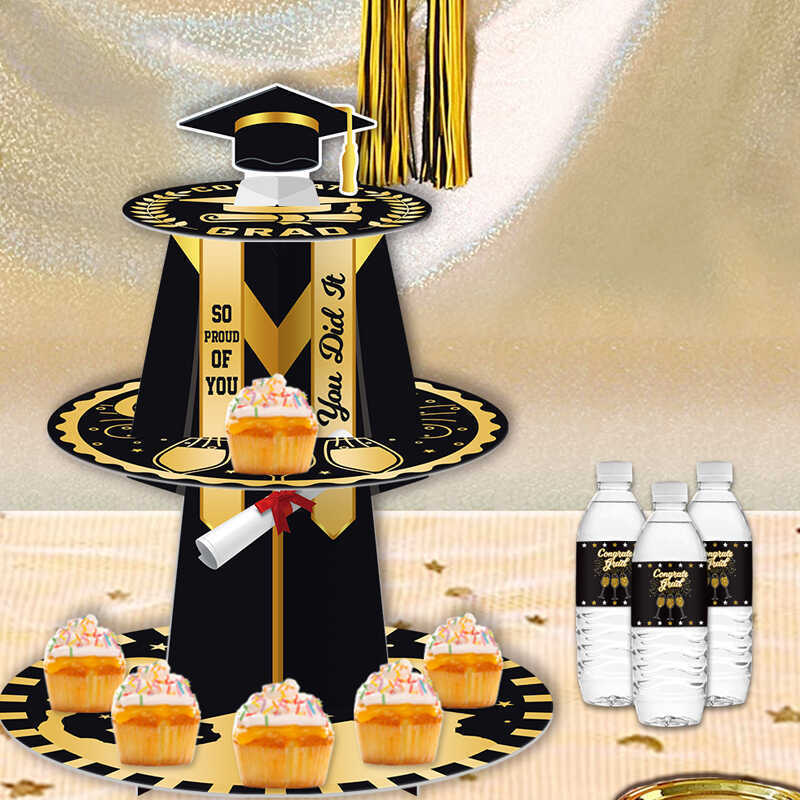 grad毕业季派对蛋糕架甜品点心架