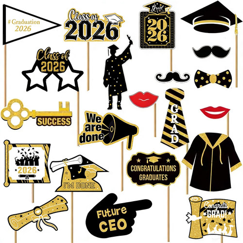 毕业搞怪手持道具classof2026
