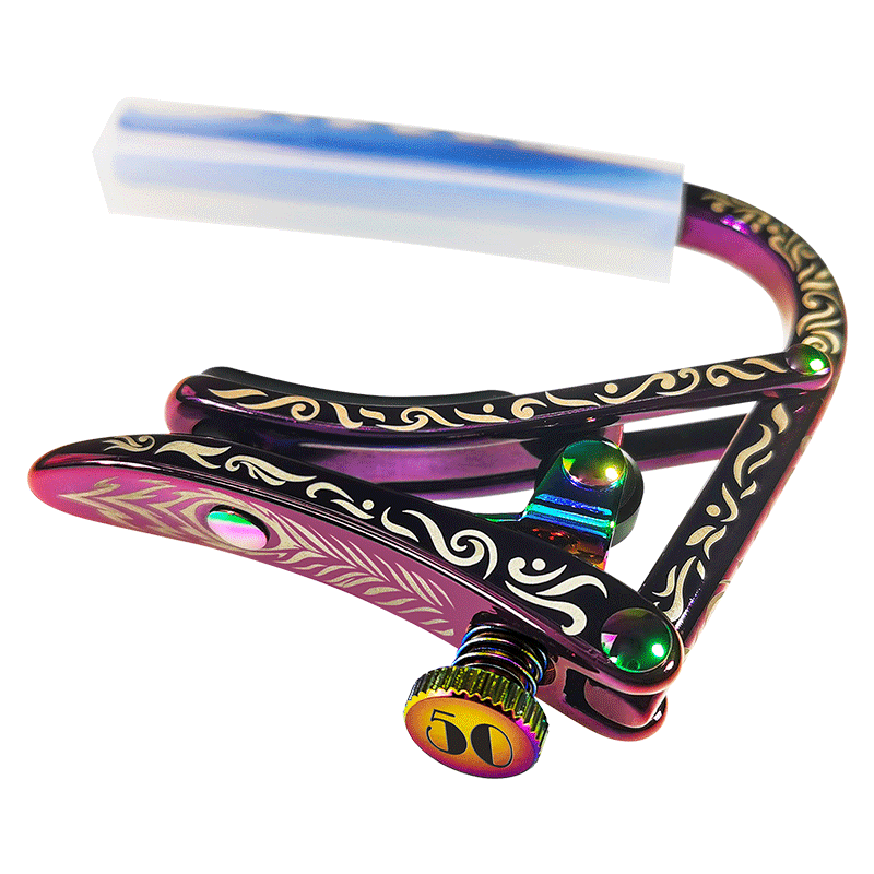 夏伯吉他变调夹C1vs紫罗兰