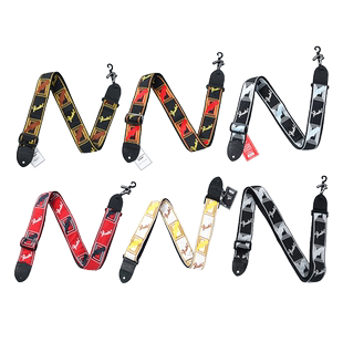 Fender芬达电木吉他背带印花系列民谣贝斯背带吉他带潮流时尚肩带