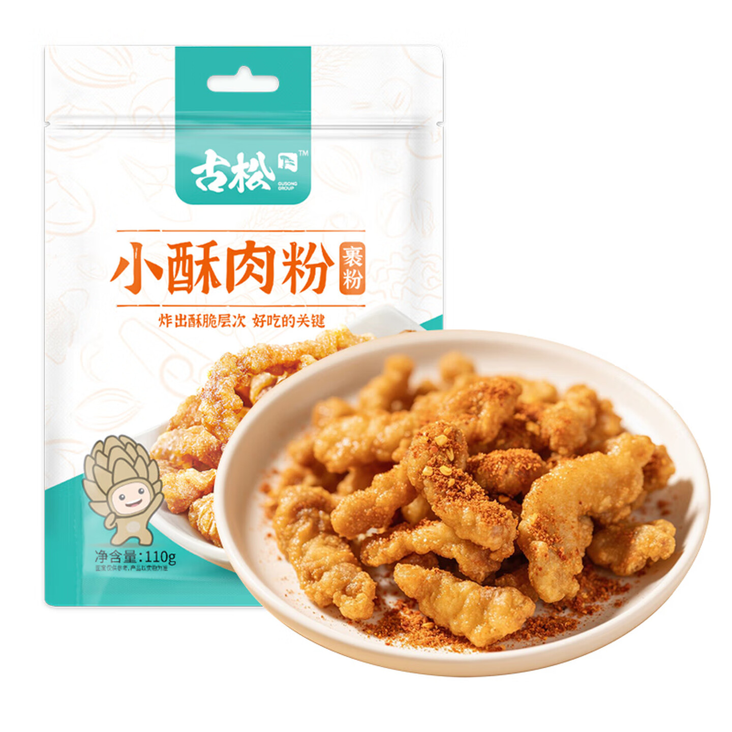 古松油炸小酥肉裹粉110g图片