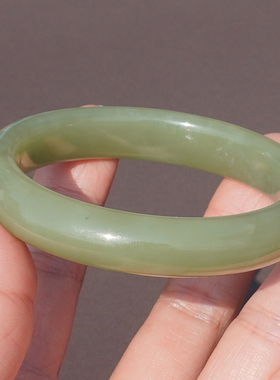 方言和田玉且末细润青黄口料手镯